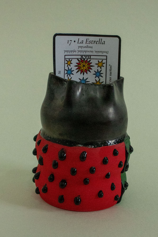 La Estrella — Taza de Cerámica inspirada en el Tarot de Marsella
