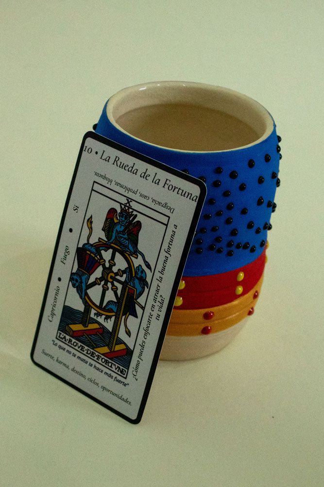 La Roue de Fortune  - Taza de Cerámica inspirada en el Tarto de Marcella