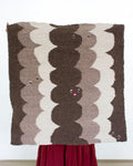 Tapiz de lana café Yumiko | Arte Textil San Miguel