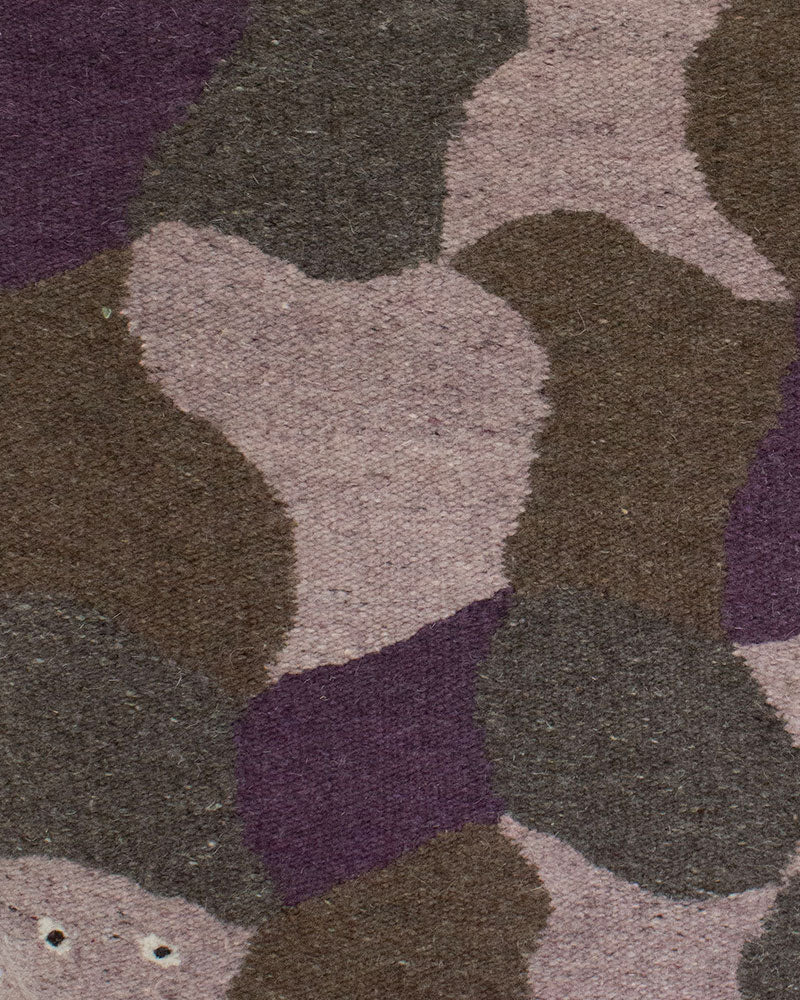 Tapiz de lana morado Yumiko | Arte Textil San Miguel